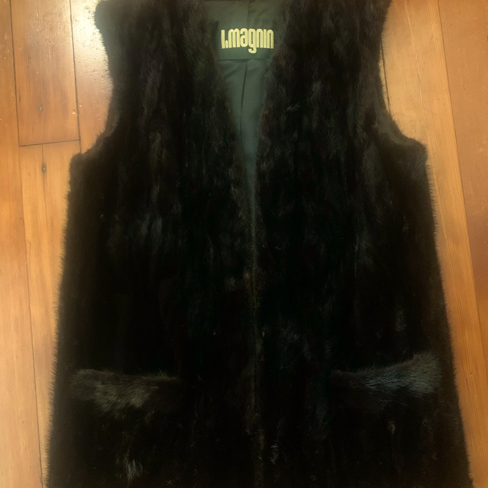 Mink fur vest